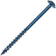 Kreg Blue-Kote SML-C2B-50 Pocket-Hole Screw, #8 Thread, 2 in L, Coarse Thread, Maxi-Loc Head, Square Drive, 50/PK