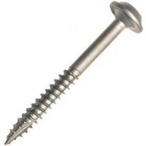 Kreg SML-C250-250 Pocket-Hole Screw, #8 Thread, 2-1/2 in L, Coarse Thread, Square Drive, Carbon Steel, 250/PK