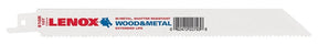 Lenox 22753OSB810R Reciprocating Saw Blade, Applicable Materials: Wood, 3/4 in W, 8 in L, 10 TPI, Pack of 50
