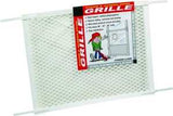 Make-2-Fit PL 15517 Series Hinged Screen Door Grill, White, 34-1/2 in W, 20 in H, Plastic