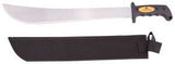 Landscapers Select JLO-006-N3L Machete, 23-1/2 in OAL, 18 in Blade, HCS Blade, Rubber Handle