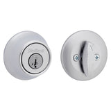 Kwikset 660 Series 66026DSMTCPRCAL Deadbolt, 3 Grade, 1-Sided Key, Satin Chrome, 2-3/8 to 2-3/4 in Backset, KW1 Keyway