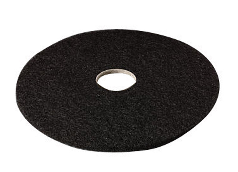 3M Scotch-Brite 20 in. D Non-Woven Natural/Polyester Fiber Floor Pad Black, Pack of 5