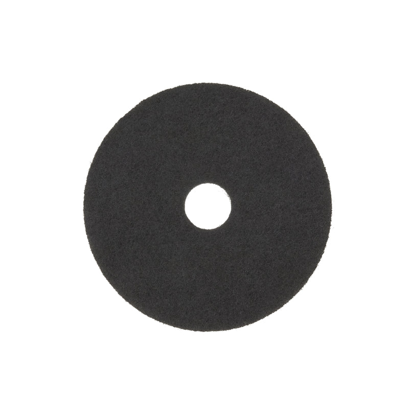 3M Scotch-Brite 20 in. D Non-Woven Natural/Polyester Fiber Floor Pad Black, Pack of 5