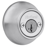 Kwikset 665 Series 665 26D SMT Deadbolt, 3 Grade, Keyed Key, Zinc, Satin Chrome, 2-3/8 to 2-3/4 in Backset, KW1 Keyway