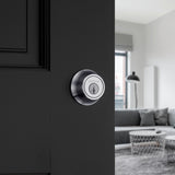 Kwikset 665 Series 665 26D SMT Deadbolt, 3 Grade, Keyed Key, Zinc, Satin Chrome, 2-3/8 to 2-3/4 in Backset, KW1 Keyway