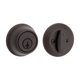 Kwikset 660 11P SMT F Deadbolt, Traditional, 3 Grade, Keyed Key, Zinc, Venetian Bronze, 2-3/8 to 2-3/4 in Backset