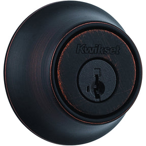 Kwikset 660 11P SMT F Deadbolt, Traditional, 3 Grade, Keyed Key, Zinc, Venetian Bronze, 2-3/8 to 2-3/4 in Backset