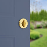 Kwikset 660 Series 6603SMTCPRCALK6 Deadbolt, 3 Grade, 1-Sided Key, Polished Brass, 2-3/8 to 2-3/4 in Backset, KW1 Keyway