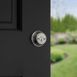 Kwikset 665 Series 665 15 SMT Deadbolt, 3 Grade, Keyed Key, Zinc, Satin Nickel, 2-3/8 to 2-3/4 in Backset