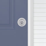 Kwikset 660 Series Series 660M 26D SMT C Deadbolt, Traditional, 3 Grade, Keyed Key, Zinc, Satin Chrome, KW1 Keyway, 1/PK