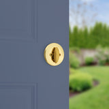 Kwikset 660 Series 660M 3 SMT CP RCS K6 Deadbolt, 3 Grade, Keyed Key, Zinc, Polished Brass, 2-3/8 to 2-3/4 in Backset