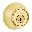 Kwikset 660 Series 660M 3 SMT CP RCS K6 Deadbolt, 3 Grade, Keyed Key, Zinc, Polished Brass, 2-3/8 to 2-3/4 in Backset