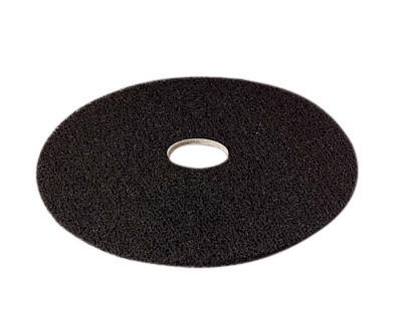 3M 17 in. D Non-Woven Natural/Polyester Fiber Floor Polishing Pad Black, Pack of 5