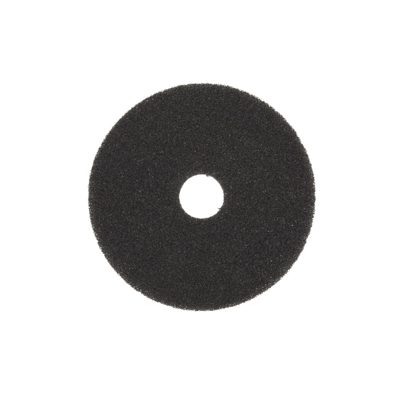 3M 17 in. D Non-Woven Natural/Polyester Fiber Floor Polishing Pad Black, Pack of 5