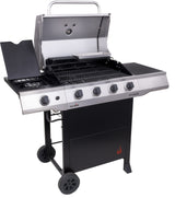 Char-Broil Performance 463351021 Gas Grill with Chef's Tray, Liquid Propane, 2 ft 1/2 in W Cooking Surface, Steel