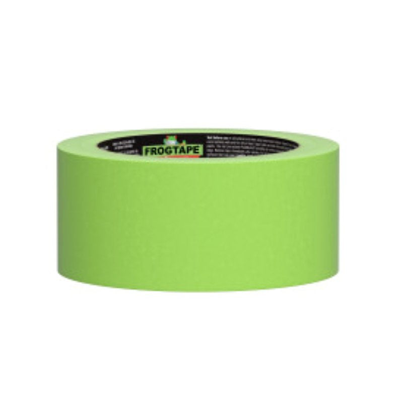 FrogTape 243104 Medium Strength Painter's Tape, 45 yd L, 1.88 in W, Washi Paper Backing, Green