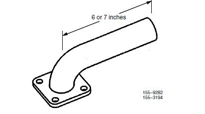 Onan 6 Exhaust Elbow