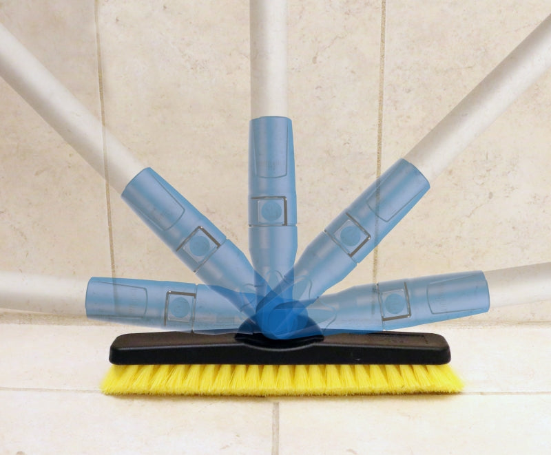 Unger Professional 975200 Swivel Grout Brush, 1-1/4 in L Trim, Polypropylene Bristle, 5-1/2 in OAL