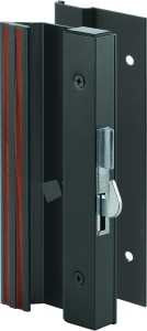 Prime-Line C 1007 Handleset, Aluminum, Anodized, For: 7/8 to 2-3/8 in THK Glass Sliding Doors
