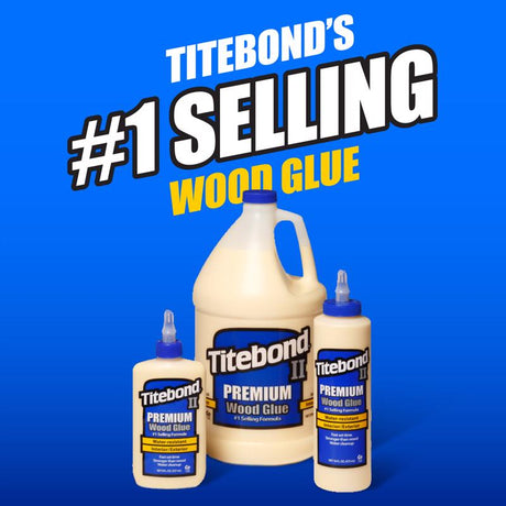 Titebond II Premium Yellow Wood Glue 1 gal, Pack of 2