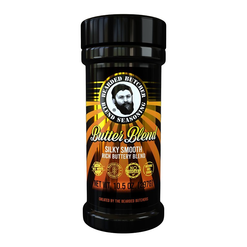 Bearded Butcher BB-4131 Seasoning, Solid, Butter Blend, 10.5 oz Can