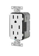 Decora PJ263-I Wallplate, 4.88 in L, 6-3/4 in W, 3-Gang, Thermoplastic Nylon, Ivory