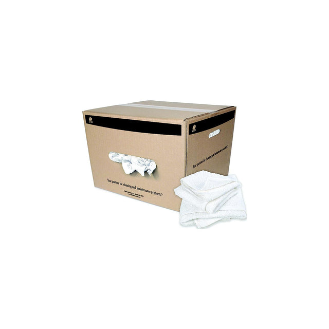 Buffalo Large Terry Hemmed Half Towels 24″ x 24″, 50 lb. Box