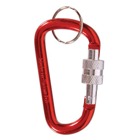 HILLMAN Aluminum Multicolored Carabiner, Pack of 25