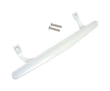 Barton Kramer 1.75 in. L White Metal Patio Door Handle Set