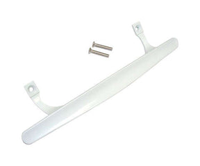 Barton Kramer 1.75 in. L White Metal Patio Door Handle Set