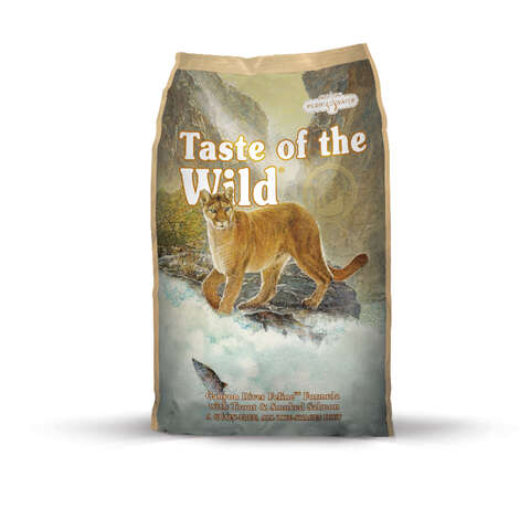 Taste of the Wild Canyon River Feline All Ages Trout & Smoked Salmon Dry Cat Food Grain Free 14 lb