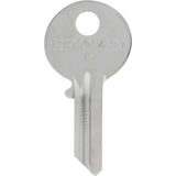 HILLMAN Traditional Key House/Office Universal Key Blank Single, Pack of 10