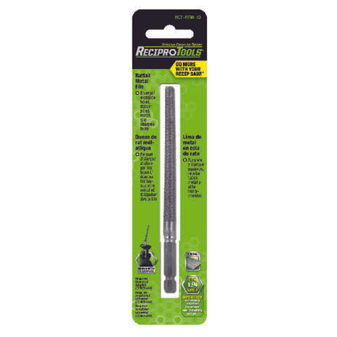 ReciproTools 3-1/4 in. L X 1/4 in. W Metal Hex File 1 pc