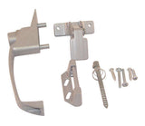 Barton Kramer 6-1/2 in. L Silver Aluminum Door Handle