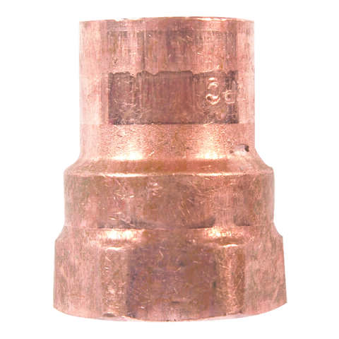 NIBCO 3/4 in. Copper X 3/4 in. D FIP Copper Pipe Adapter 1 pk, Pack of 10