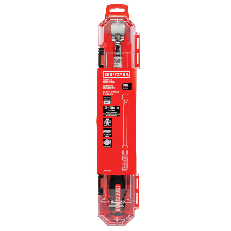 Craftsman 3/8 in. Micrometer Torque Wrench 1 pc