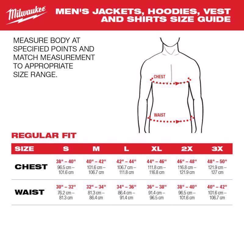 Milwaukee M12 XXL Long Sleeve Men's Full-Zip Heated Hoodie Kit Black