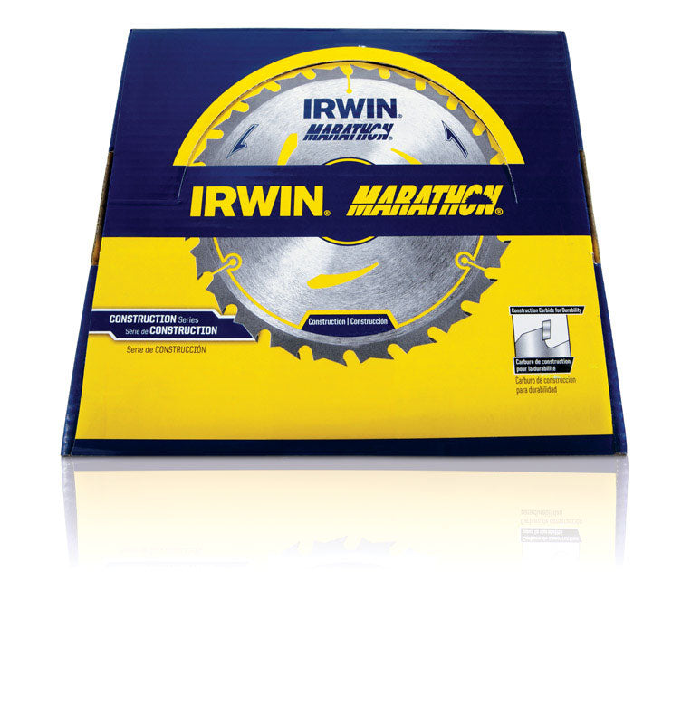 Irwin Marathon 7-1/4 in. D X 5/8 in. Carbide Circular Saw Blade 24 teeth 1 pk, Pack of 10