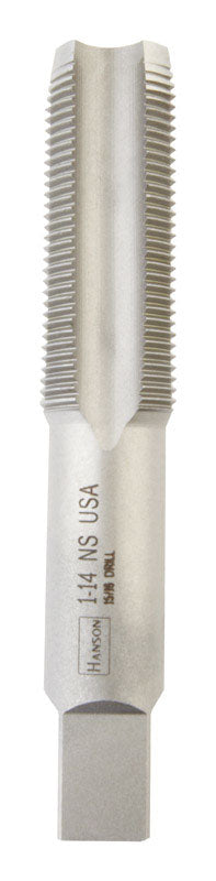 Irwin Hanson High Carbon Steel SAE Fraction Tap 1 in. 1 pc