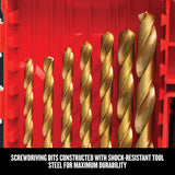 Craftsman Titanium Nitride Coating Drill and Driver Bit Set Hex Shank 21 pc