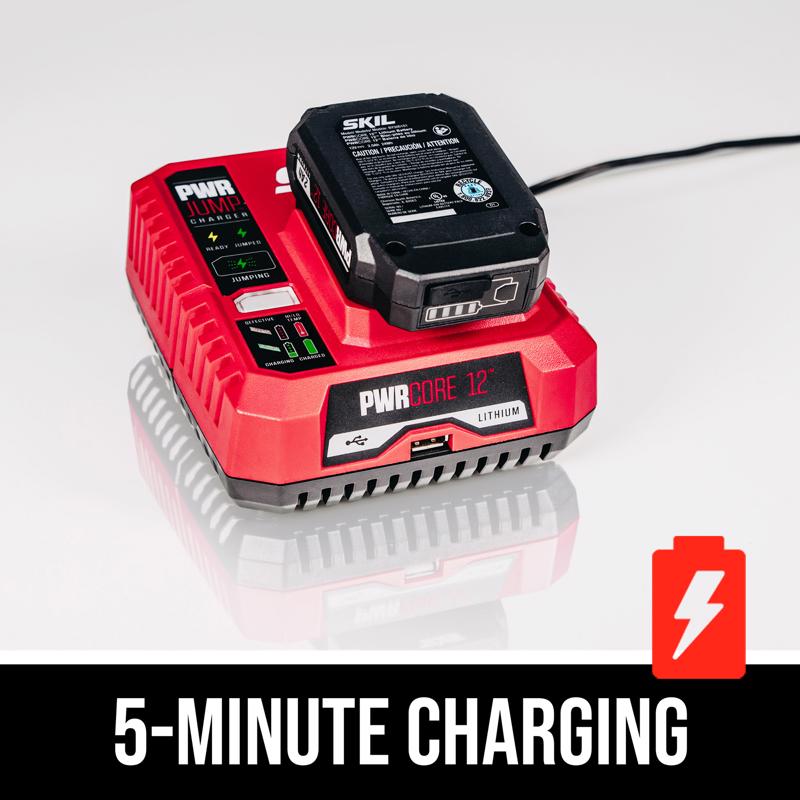 SKIL 12V PWRCORE 12 2 amps Cordless Brushless Compact Reciprocating Saw Kit (Battery & Charger)