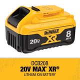 DeWalt 20V MAX XR DCB208 8 Ah Lithium-Ion Battery 1 pc