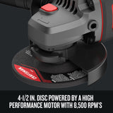 Craftsman V20 Cordless 4-1/2 in. Small Angle Grinder Tool Only