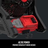 Craftsman V20 14 in. H 3 speed Cordless Jobsite Fan