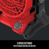 Craftsman V20 14 in. H 3 speed Cordless Jobsite Fan