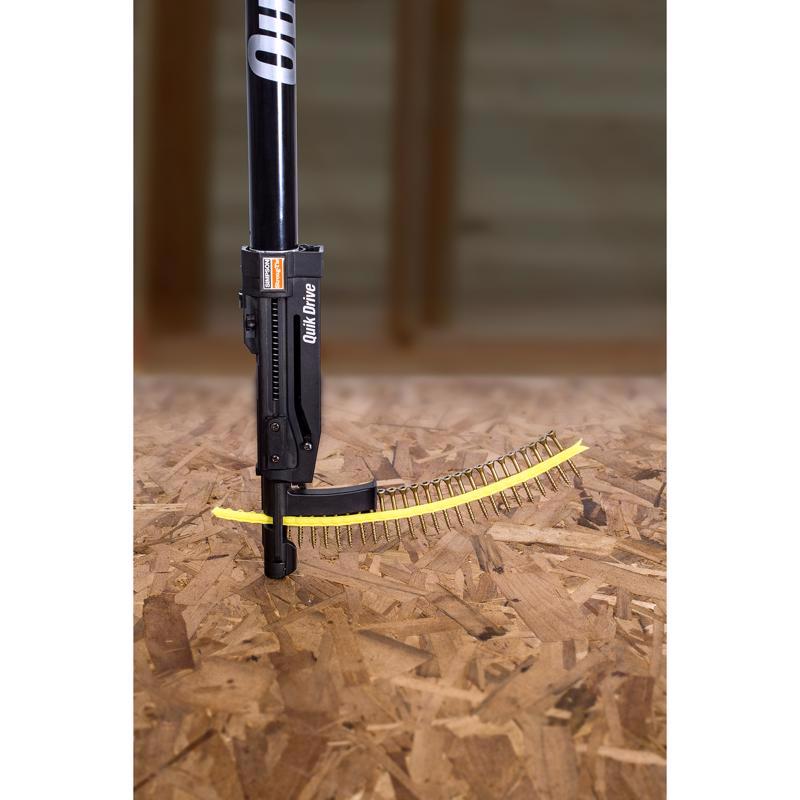 Simpson Strong-Tie Quik Drive No. 9 X 1-3/4 in. L Lobe Yellow Zinc High/Low Collated Subfloor Screws