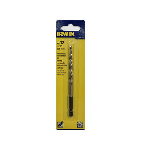 Irwin #12 X 7/32 in. D X 7.2 in. L High Speed Steel Replacement Bit 1 pc