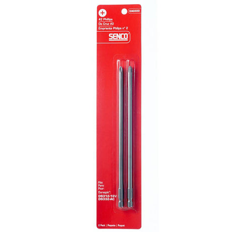 Senco Phillips #2 X 7-1/2 in. L Replacement Bit Steel 2 pk