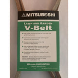 Mitsuboshi Super KB Standard V-Belt 0.5 in. W X 72 in. L For Riding Mowers
